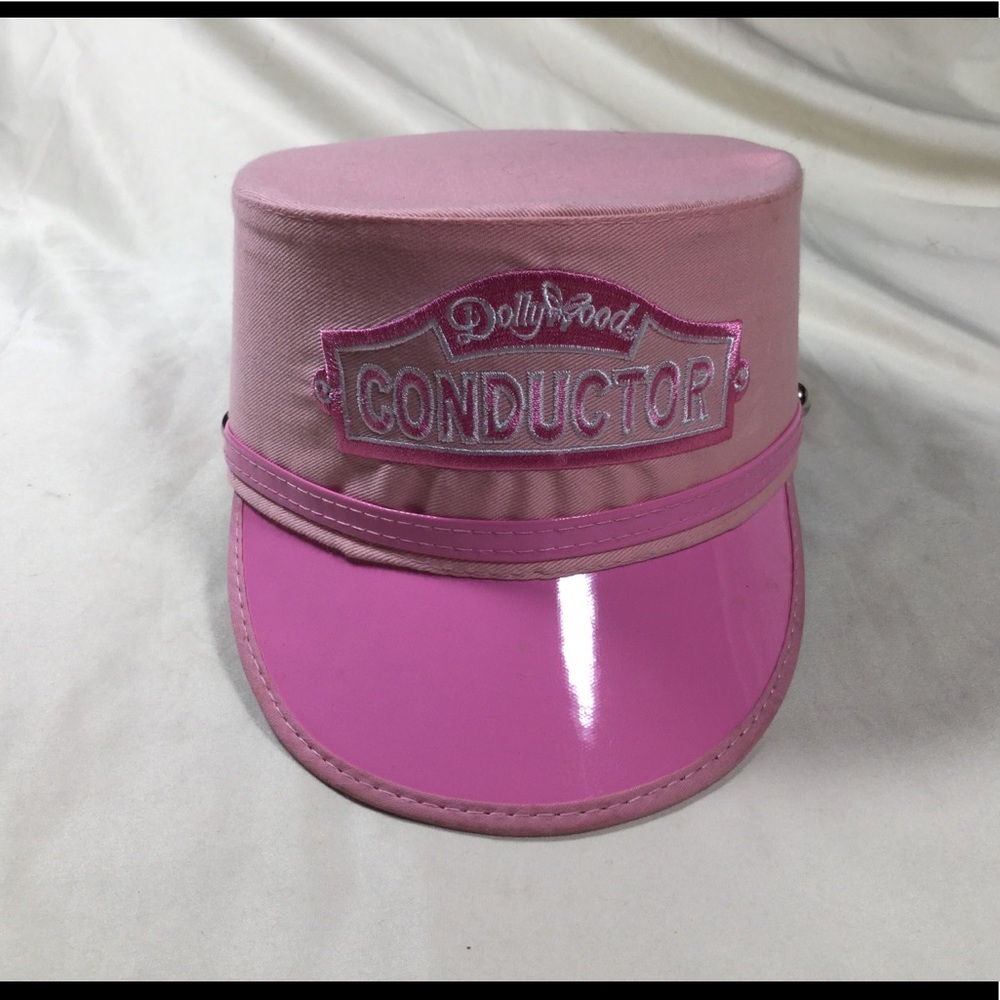 Dollywood Pink Train Conductor Hat - Youth